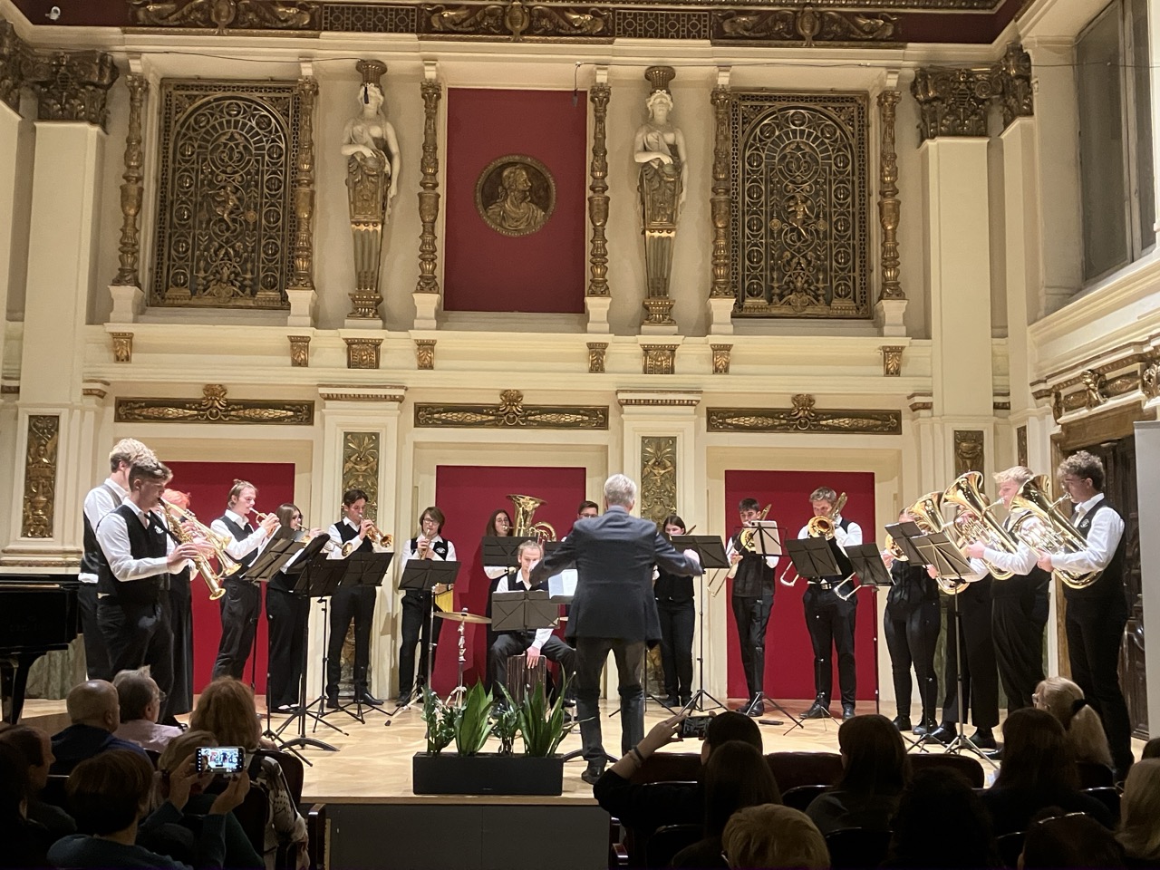 Blechbläser-Ensemble der Ratsband im Ehrbar Saal in Wien 2024